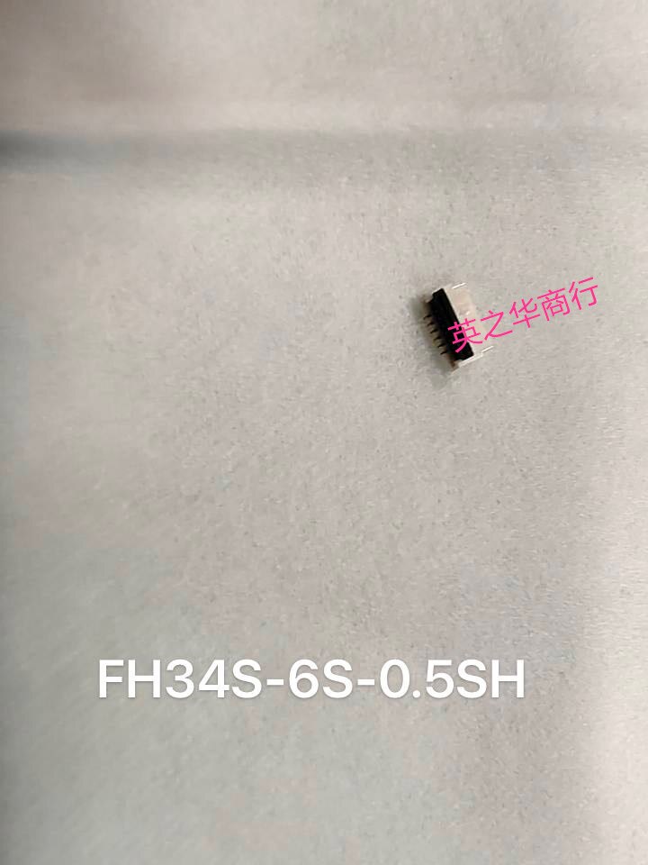 10pcs  ο FH34S-6S-0.5SH 6P 0.5MM FPC